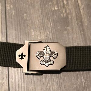 BSA Boy Scouts of America uniform web belt official ML great condition